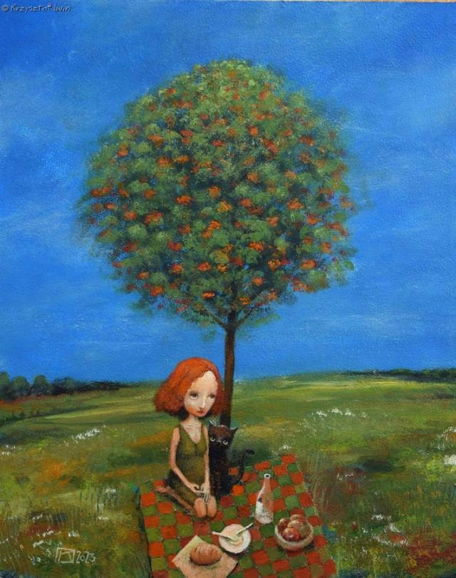 Śniadanie pod jarzębiną