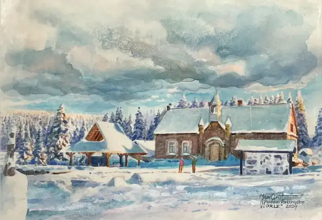 Orle z cyklu Powidoki karkonoskie