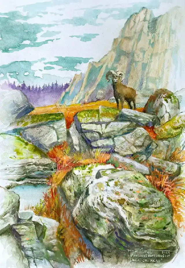 Władca Skał z cyklu Powidoki karkonoskie