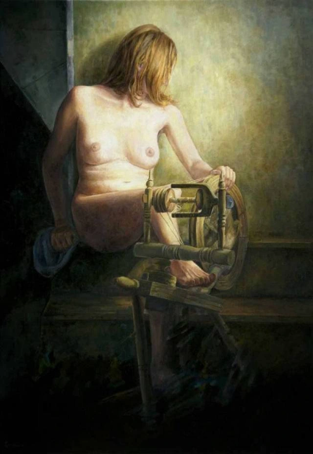 Dziewczyna z kołowrotkiem III